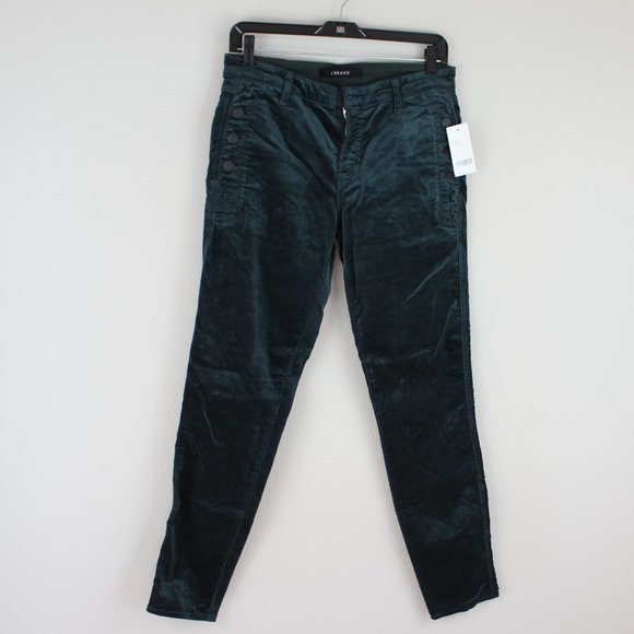 NWT J BRAND Mid Rise Velvet Skinny Jeans - Picture 2 of 9